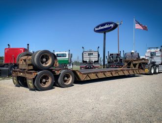 1987 TRANSPORT 48' RGN LOWBOY TRAILER 013056
