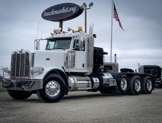 2015 PETERBILT 389 TRI AXLE HYDRAULIC WINCH TRUCK 256988