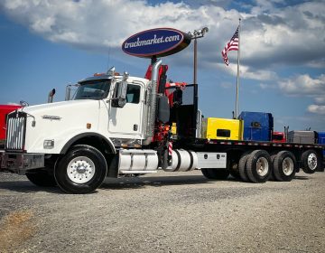 2008 Kenworth T800 Knuckleboom Flatbed 218455